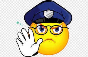 Create meme: smiley COP