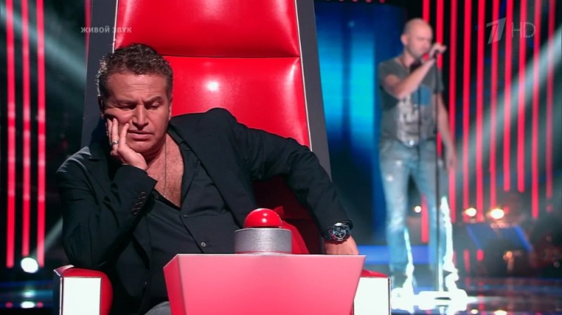 Create meme: the voice season 2 , Agutin has the button, meme agutin