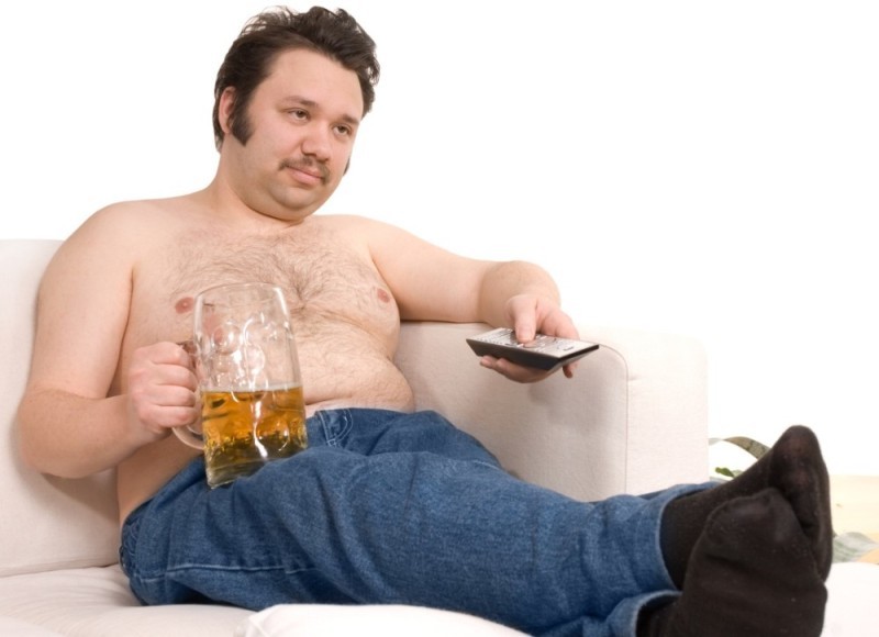 Create meme: a man drinks beer, man with beer meme, the man on the couch with a beer