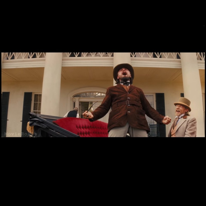 Create meme: screenshot , django unchained house of candy, Django Unchained (2012) Leo