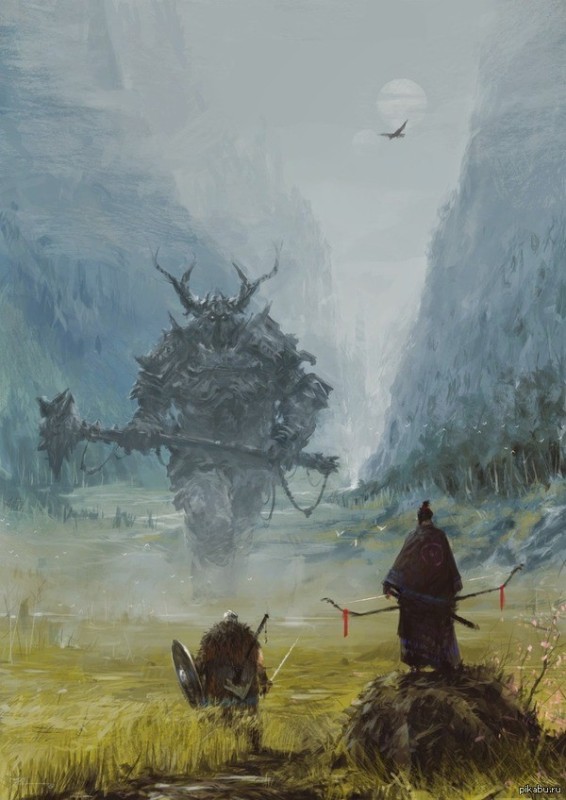 Create meme: Polish artist Jakub rozalski, dark fantasy, jakub rosalski paintings