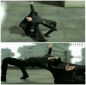 Create meme: matrix neo dodges bullets, matrix neo Dodge bullets, matrix neo dodges bullets