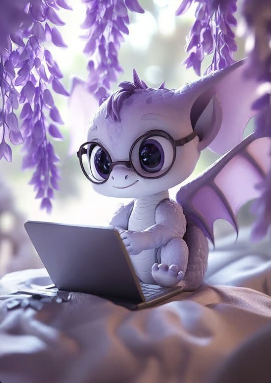 Create meme: cartoon dragons, little dragons, The dragon is cute