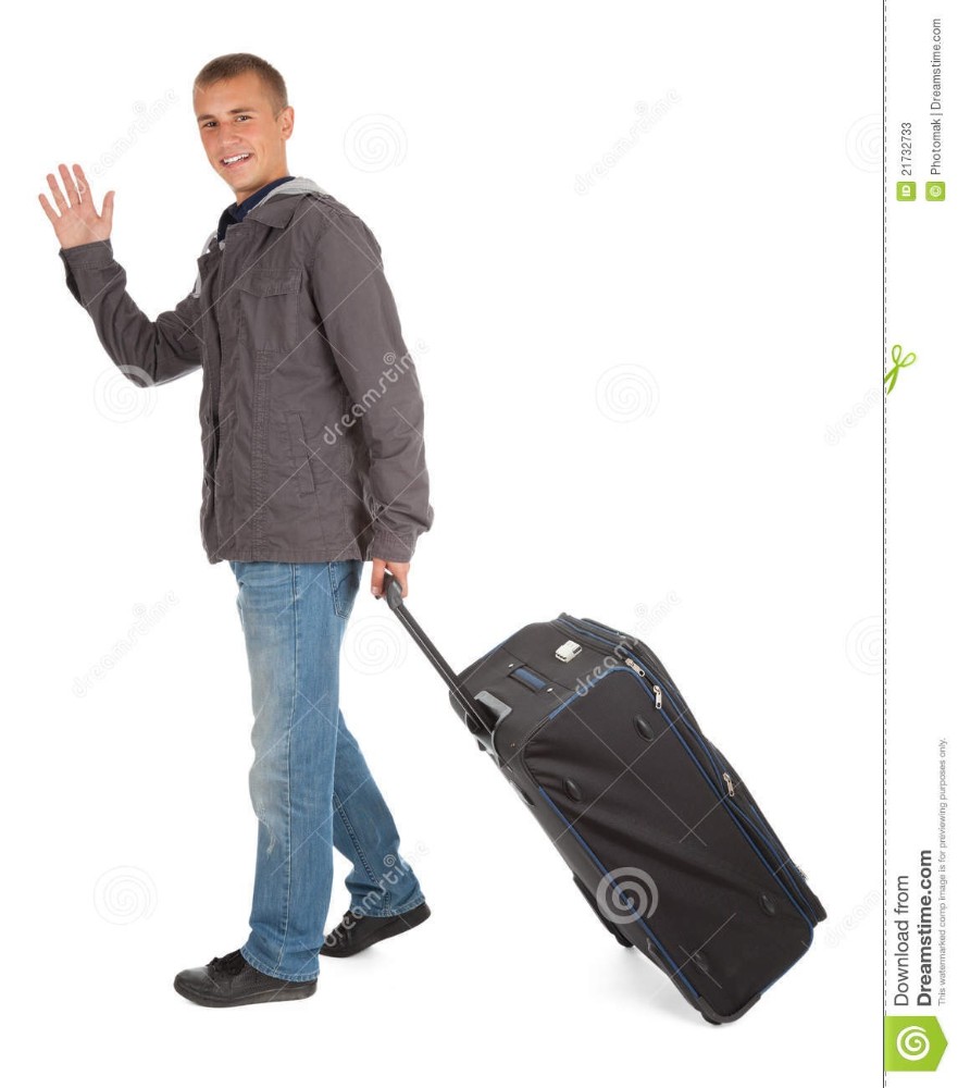 Мужчина с чемоданом