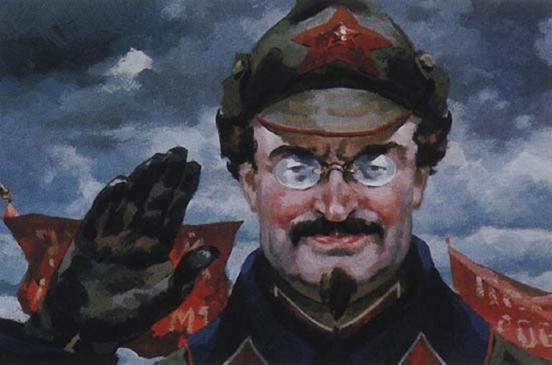 Create meme: Lev Davidovich Trotsky, Leon Trotsky and the Red Army, Trotsky's Red Guard