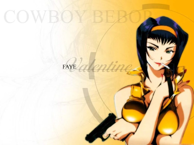 Create meme: anime cowboy bebop, Cowboy bebop Faye, Faye Valentine anime