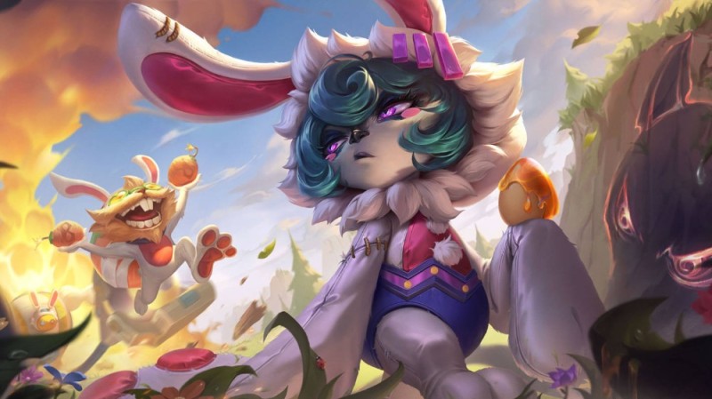 Создать мем: вейгар арт, tristana lol, poppy league of legends