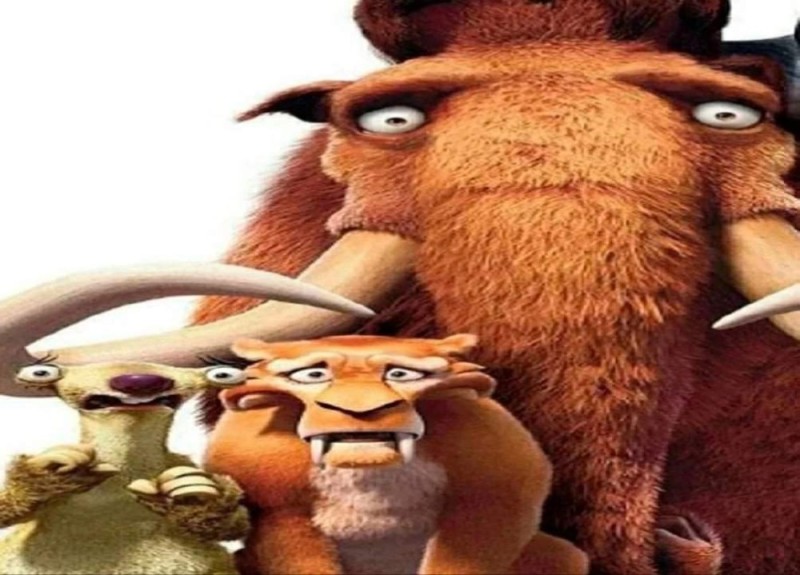 Create meme: heroes of the ice age, from the ice age , The mammoth ice age