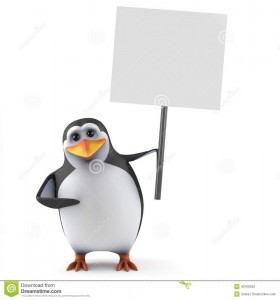 Создать мем: пингвин 3д символ, пингвин 3д, плакат с пингвинами