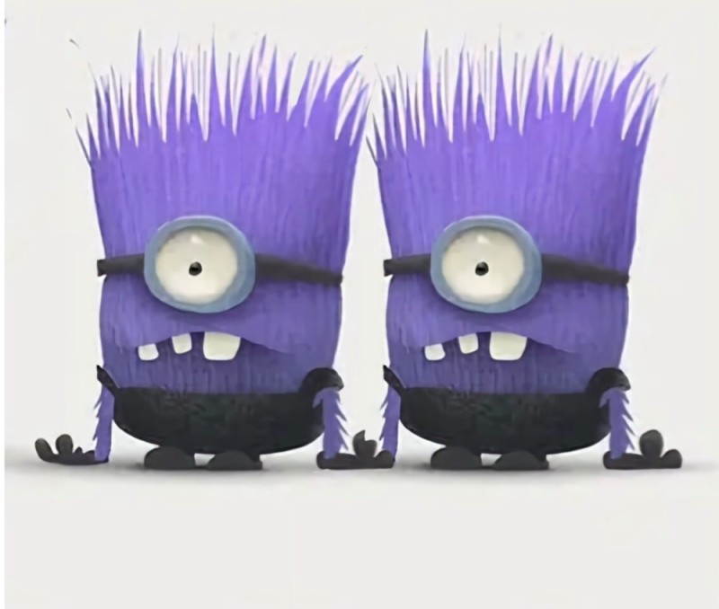 Create meme: purple minions, despicable me 2 purple minions, purple minions Kevin