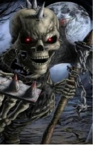 Create meme: skull scary, angry skeleton, scary skeleton