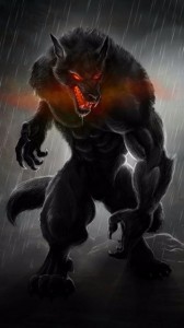 Create meme: werewolves art, werewolf