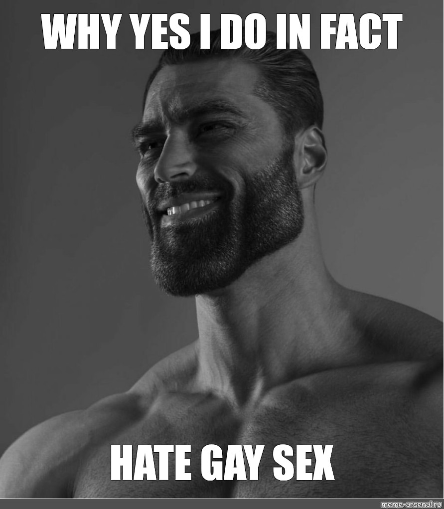 Meme Why Yes I Do In Fact Hate Gay Sex All Templates Meme 0479