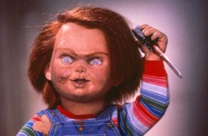 Create meme: Chucky look com records, scary movie, Chuckie mimim