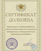 Создать мем: сертификат, сертификат долбаебу, сертификат долбаеба