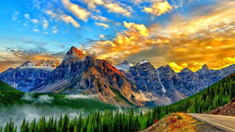 Create meme: the mountains landscape , rocky mountains, mountains 