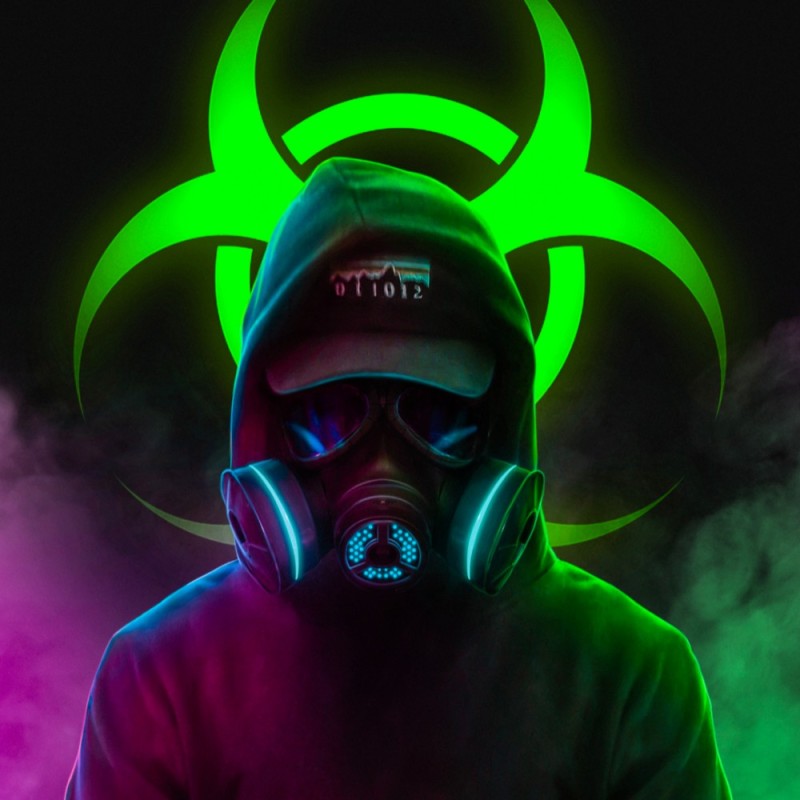 Create meme: cool music, counter-strike: global offensive, gas mask art