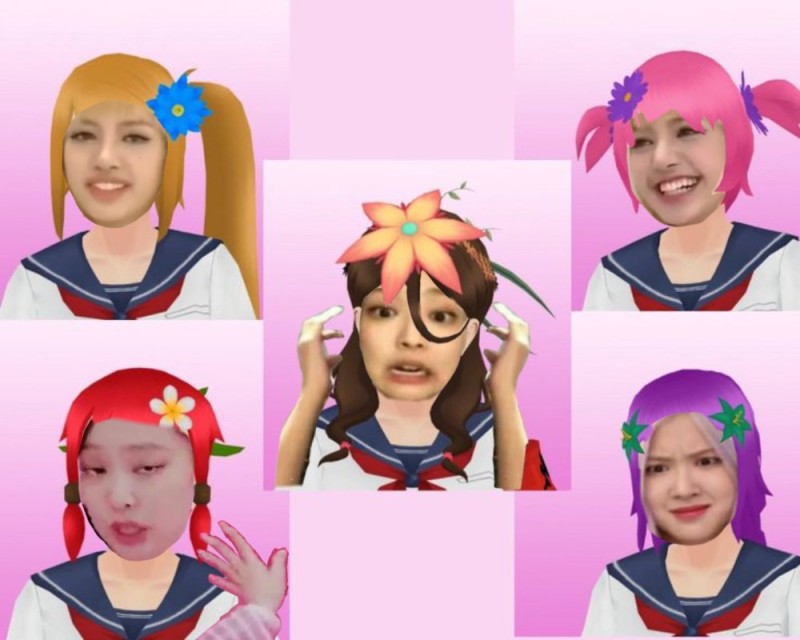 Create meme: girl , uekiya engeika, yandere simulator