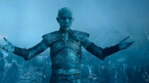 Создать мем: night king, железный трон, белые ходоки