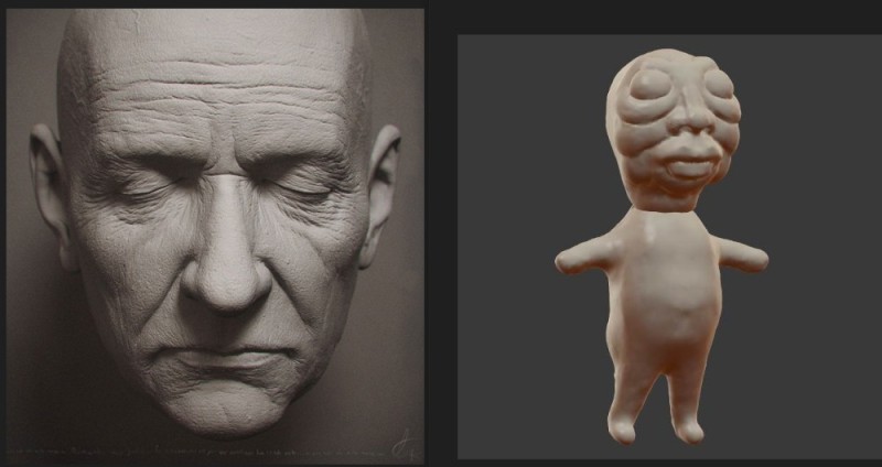 Create meme: figure, sculpture , 3d sculpting