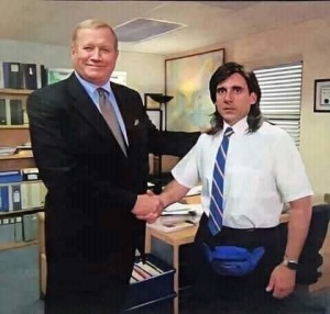 Create meme: The Office series Michael Scott Handshake Memes, office series memes, TV series office meme handshake