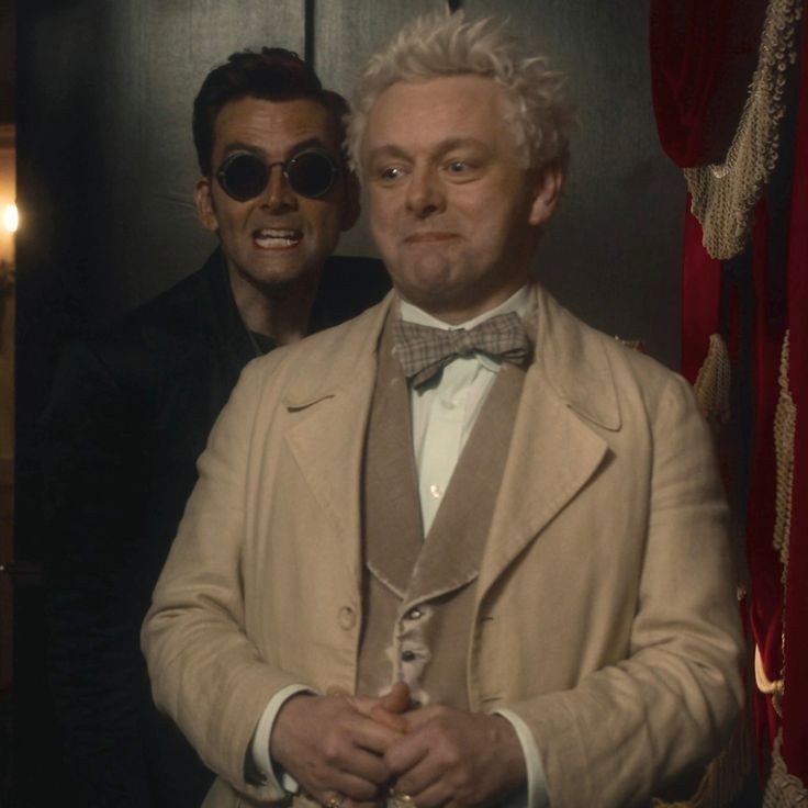 Create meme: good omens, David tennant good omens, Good Omens series from 2019