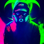 Create meme: neon depth standoff sticker, neon mask, neon mask