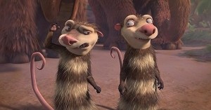 Create meme: opossums ice age, the possums from ice age we are stupid, the possums from ice age cartoon