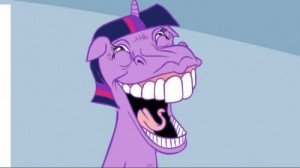 Create meme: stoned pony, pony