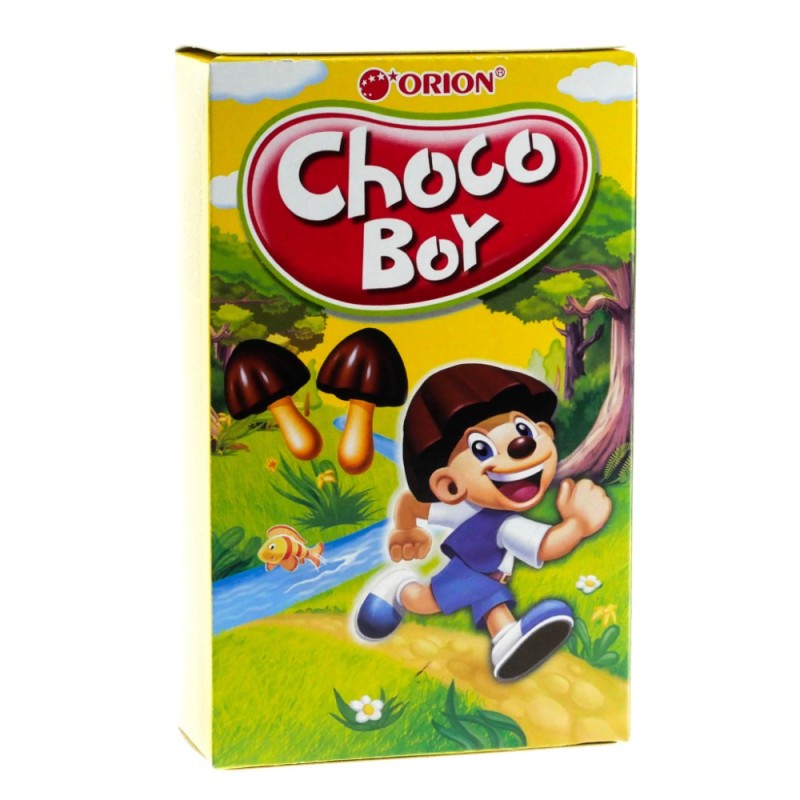 Create meme: cookies choco boy orion 45 gr, choco boy mushrooms, orion choco boy cookies 45 g