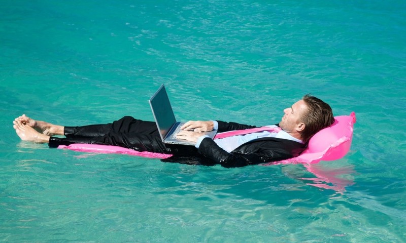 Create meme: working on vacation, business at sea, on vacation