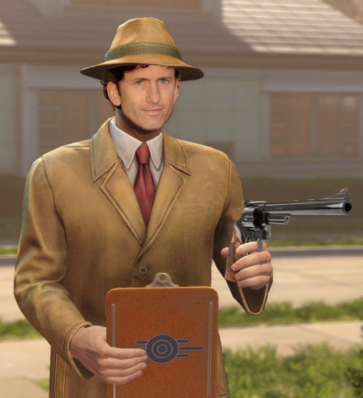 Create meme: Todd Howard fallout, Todd Howard fallout 4, vault tec rep