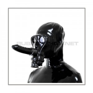 Create meme: mask gas mask, latex, gasmask