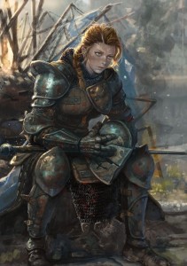 Create meme: fantasy, armor fantasy, girl knight