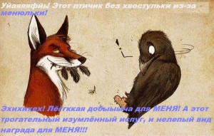 Create meme: culpeo fox, color animal, the Fox in evil