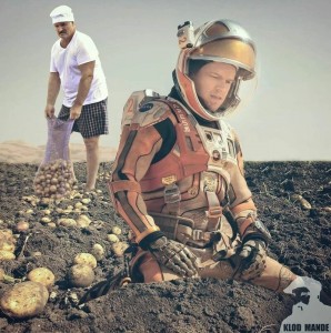 Create meme: the Martian movie 2015, Martian, Matt Damon is the Martian