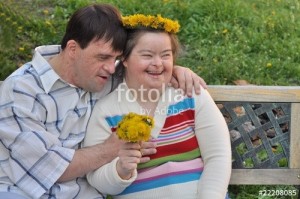 Create meme: wedding with down syndrome, down syndrome, down love