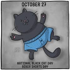 Create meme: cat , Black Cat Day, national black cat day