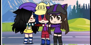 Create meme: friends gacha, my oc gacha life, gacha life oc