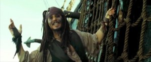 Create meme: Pirates of the Caribbean, pirates of the caribbean, captain Jack Sparrow with a bottle