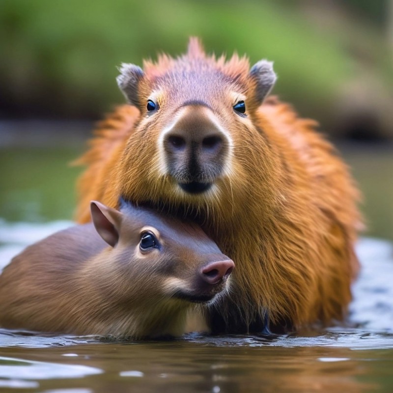 Create meme: capybara animals, rodent capybara, capybara animal