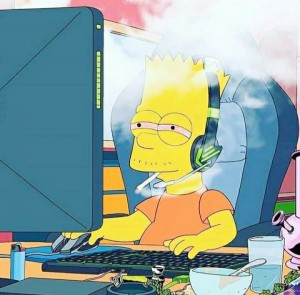 Create meme: Bart, Bart Simpson, Bart gamers