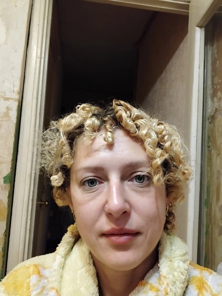 Create meme: curly hair, Catherine, dreadlocks hairstyle