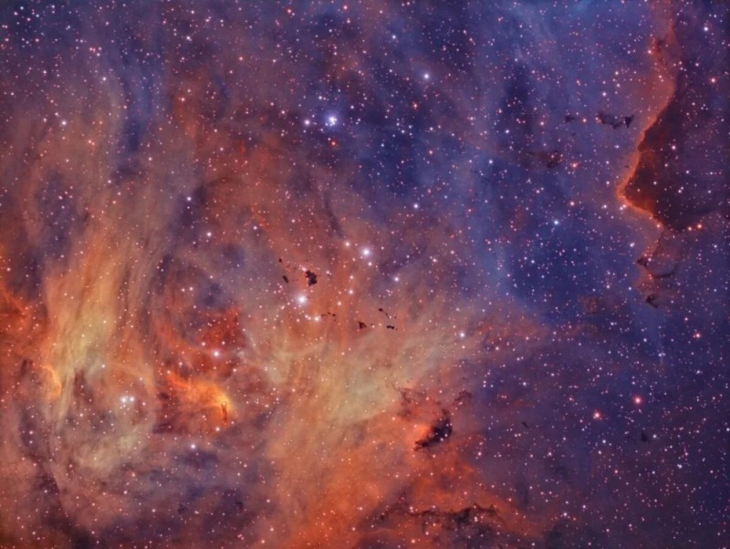 Создать мем: космоса, космос rosette nebula, туманность космос