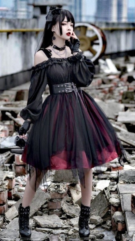 Create meme: gothic style dresses, Gothic dress, Gothic fashion