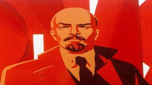 Create meme: USSR, Joseph Stalin, poster with Lenin