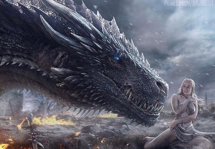 game of thrones viserion ice dragon