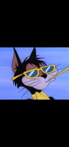 Create meme: cats from Tom and Jerry, Tom and Jerry cat in glasses, Tom and Jerry with sunglasses