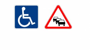 Create meme: congestion, sign, road signs