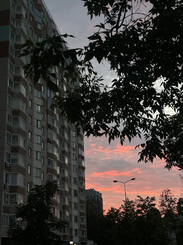 Create meme: sunset panels, sunset of a high-rise building, sunset 